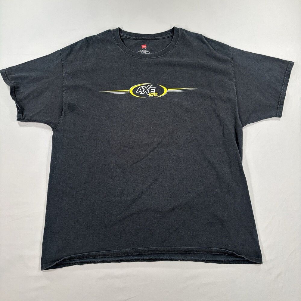 Vintage Hanes XL Heli-Max AXE 100 Black T-Shirt